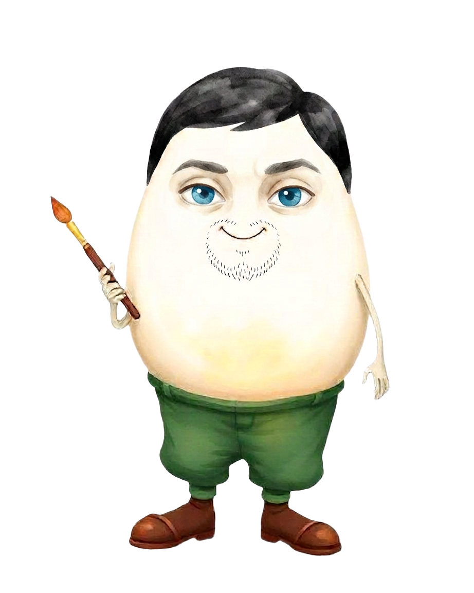 Watercolor illustration of Lloyd