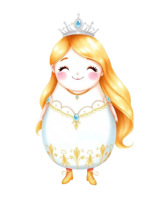 Watercolor illustration of Princess Nortissia